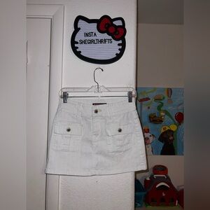 Y2K bubblegum mini skirt